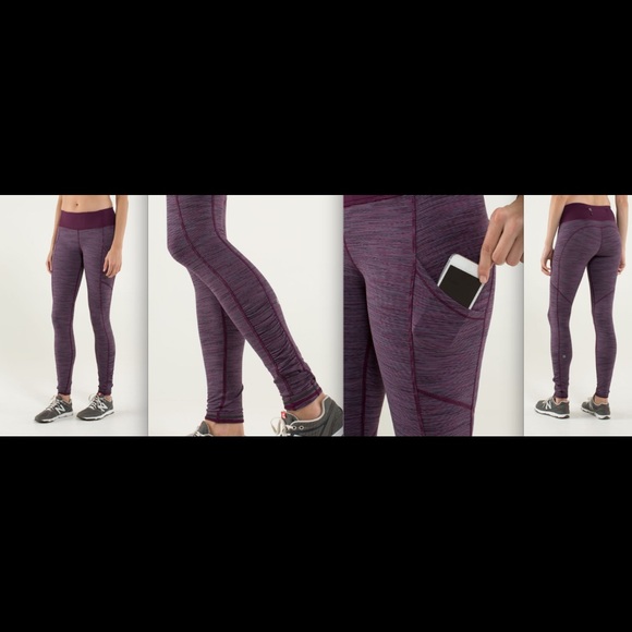 Lululemon Speed Tight*Lux Wee Are Space Plum NWT - Picture 1 of 3